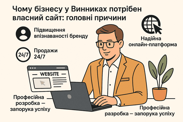 Чому бізнесу у Винниках потрібен власний сайт?